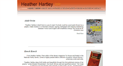 Desktop Screenshot of heatherhartleyink.com