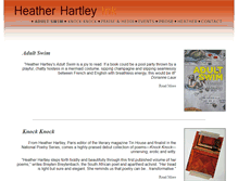 Tablet Screenshot of heatherhartleyink.com